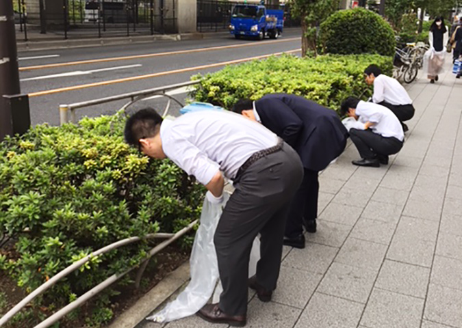 千代田区内一斉清掃活動